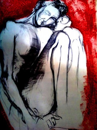 MODELLO - (VENDUTO) Tecnica mista (50x70)